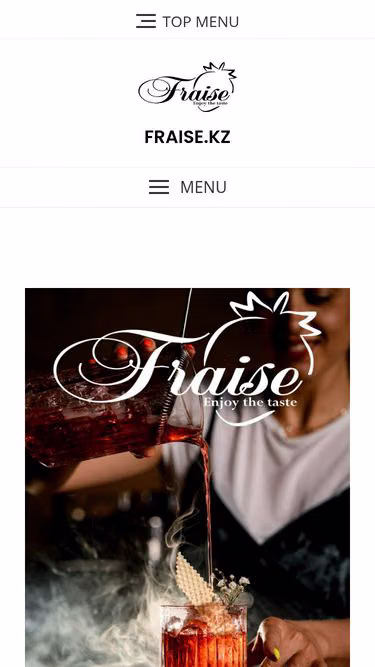 Screenshot of fraise.kz