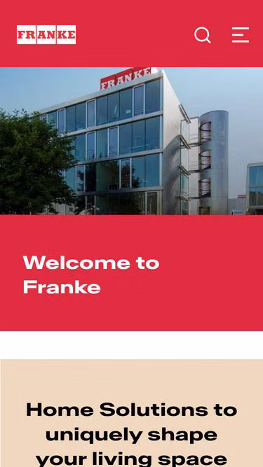 Screenshot of franke.nf