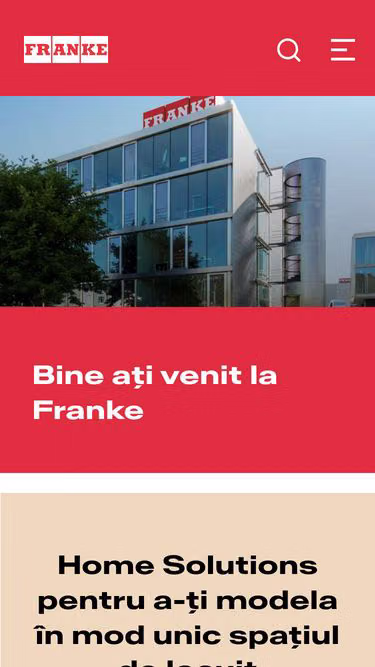 Screenshot of franke.ro