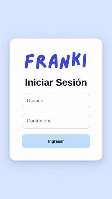 Screenshot of franki.cl
