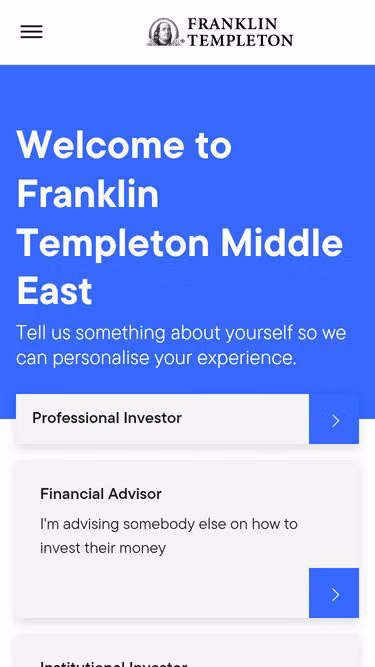 Screenshot of franklintempleton.ae