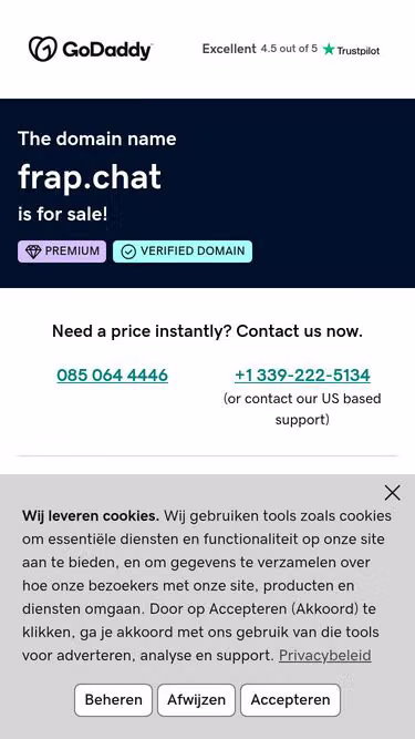 Screenshot of frap.chat