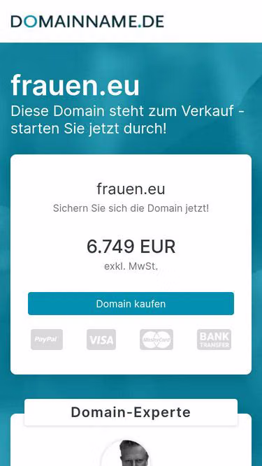 Screenshot of frauen.eu