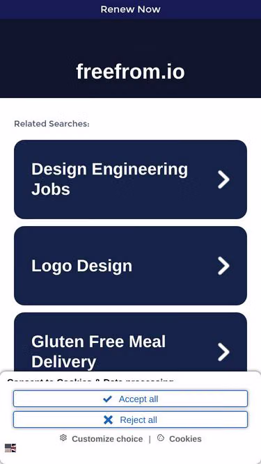 Screenshot of freefrom.io