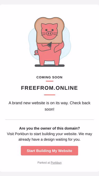 Screenshot of freefrom.online