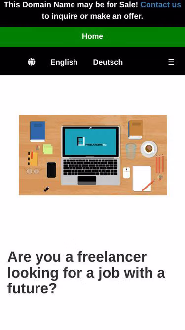 Screenshot of freelancers.biz