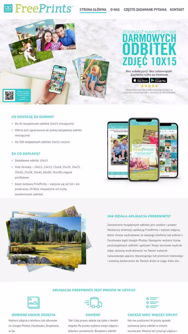 Screenshot of freeprints.pl