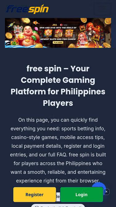 Screenshot of freespin.dev
