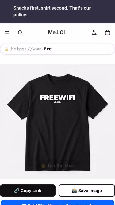 Screenshot of freewifi.lol