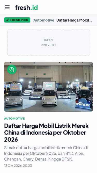 Screenshot of fresh.id