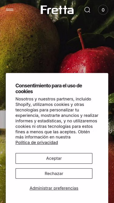 Screenshot of fretta.es