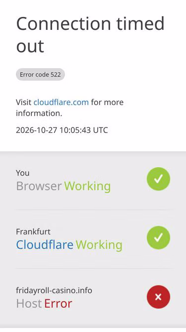 Screenshot of fridayroll-casino.info