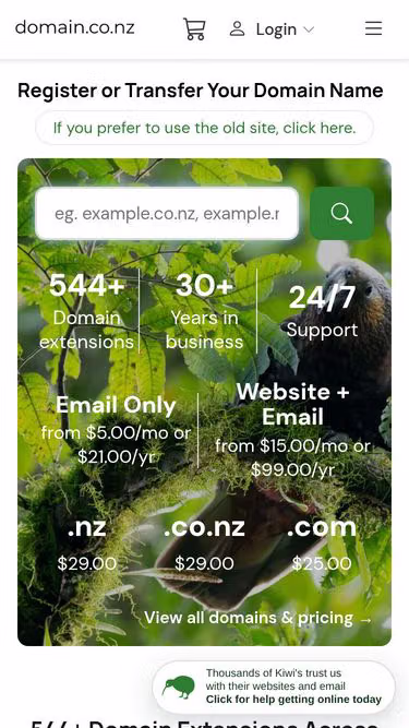 Screenshot of fridge.nz