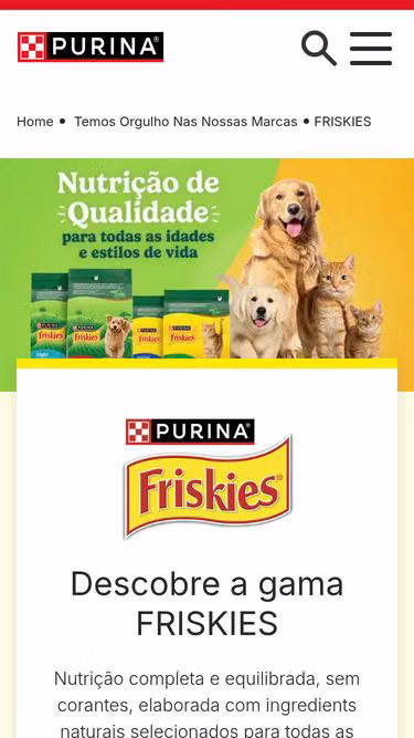 Screenshot of friskies.pt