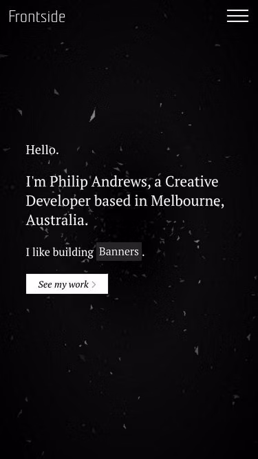 Screenshot of frontside.com.au