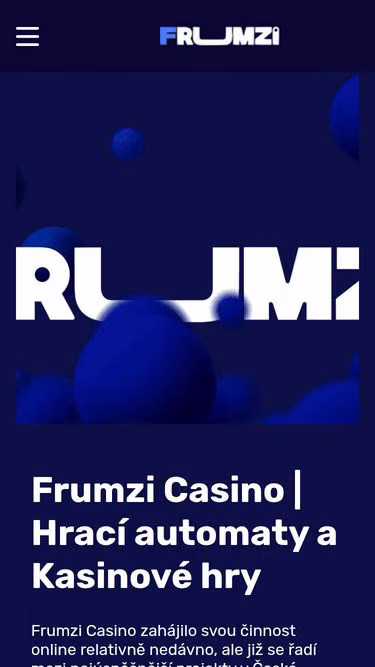 Screenshot of frumzi-casino.xyz