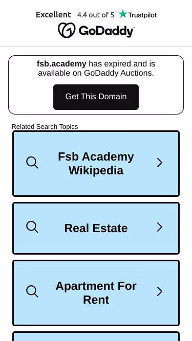 Screenshot of fsb.academy