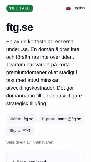 Screenshot of ftg.se