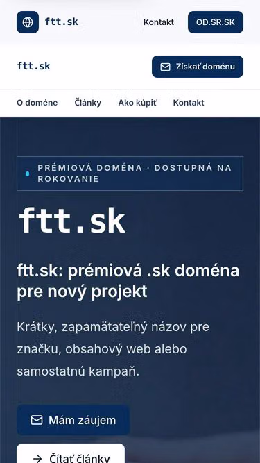 Screenshot of ftt.sk