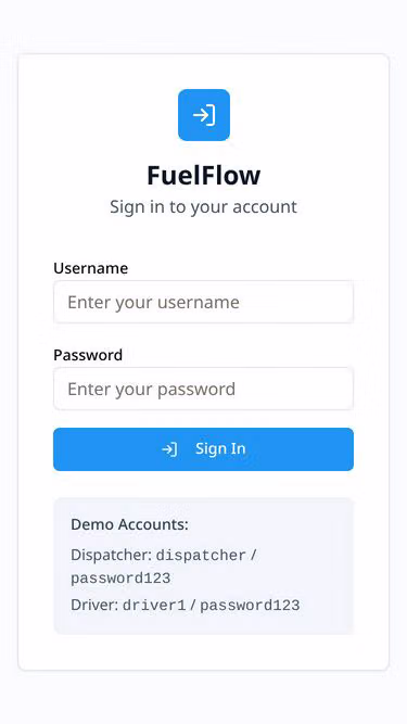 Screenshot of fuelflow.group