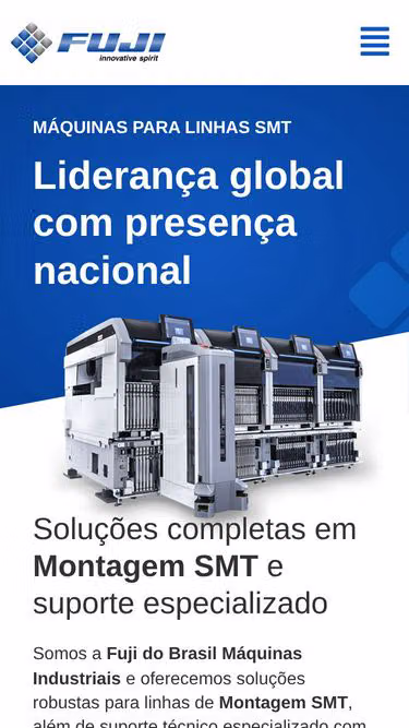 Screenshot of fuji.com.br