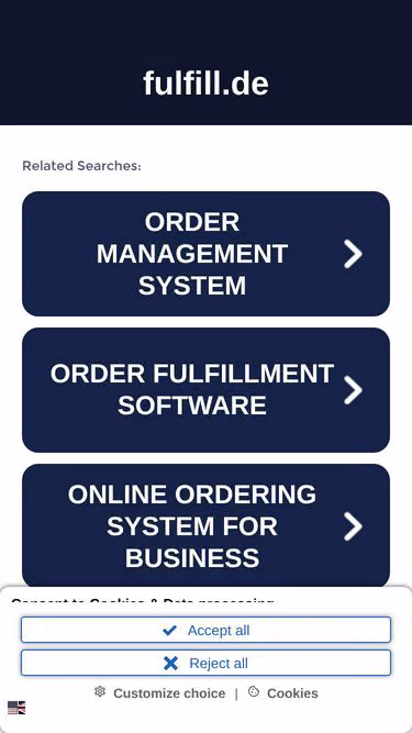 Screenshot of fulfill.de