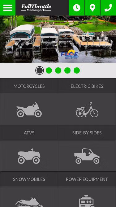 Screenshot of fullthrottle.ca