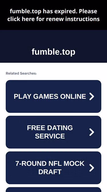 Screenshot of fumble.top