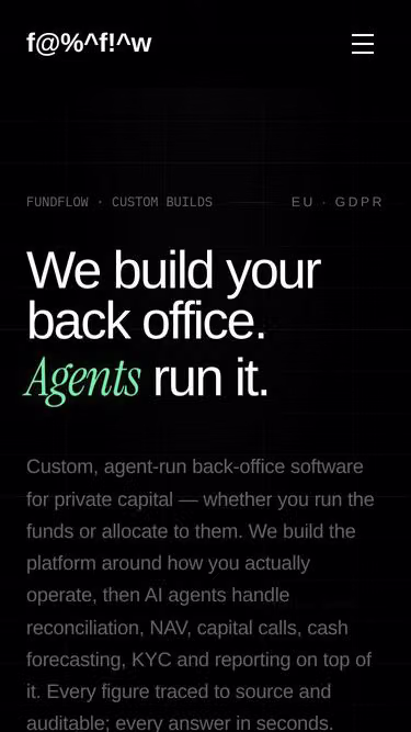 Screenshot of fundflow.nl