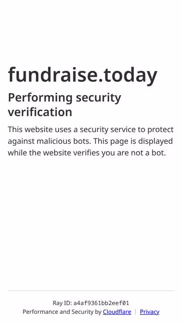 Screenshot of fundraise.today