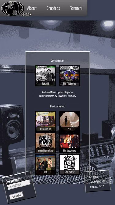 Screenshot of funk.co.nz