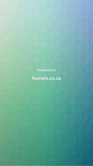 Screenshot of funnels.co.za