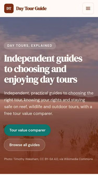 Screenshot of funtours.com.au