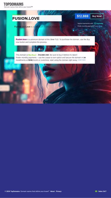 Screenshot of fusion.love