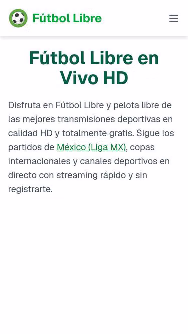 Screenshot of futbollibre.lat