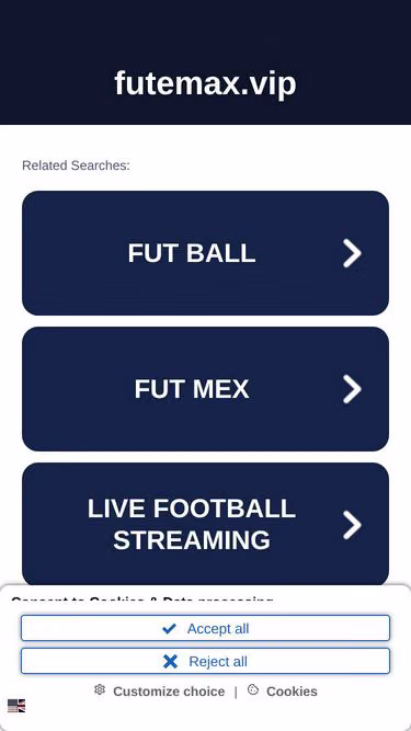 Screenshot of futemax.vip
