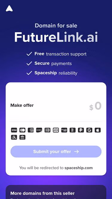 Screenshot of futurelink.ai
