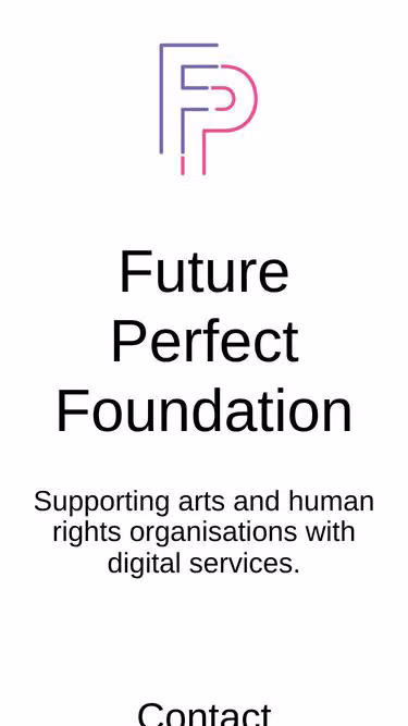 Screenshot of futureperfect.one