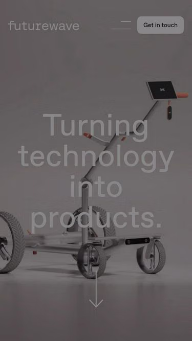 Screenshot of futurewave.nl