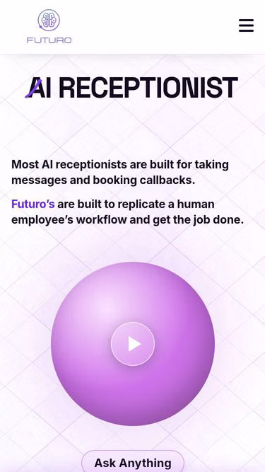 Screenshot of futuro.center