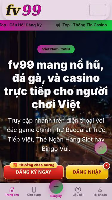 Screenshot of fv99.vip