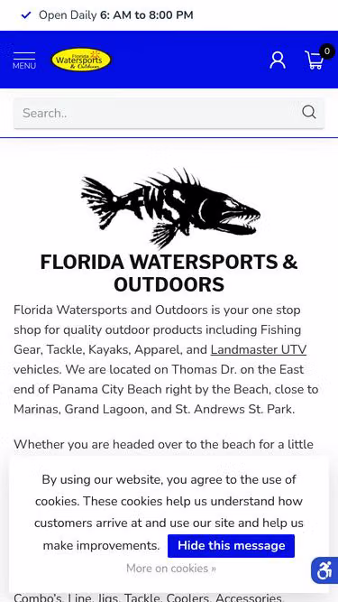 Screenshot of fws.fish