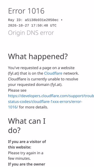 Screenshot of fyl.at