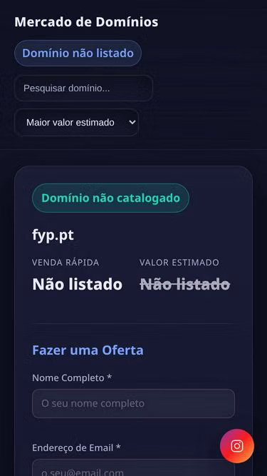 Screenshot of fyp.pt