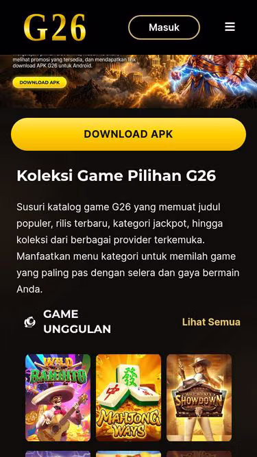 Screenshot of g26.io