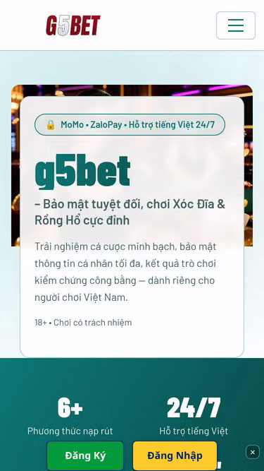 Screenshot of g5bet.bar