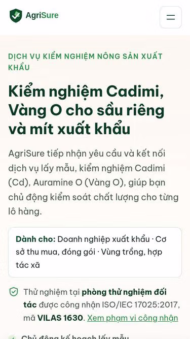 Screenshot of gacc.vn