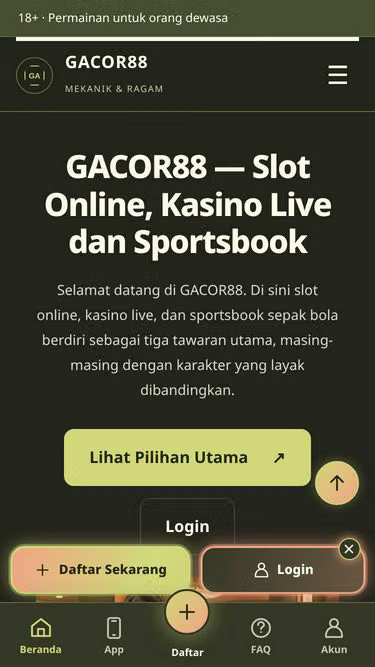 Screenshot of gacor88.help