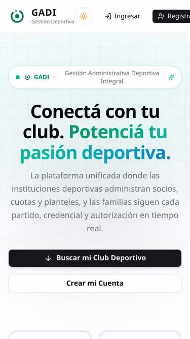 Screenshot of gadi.com.ar