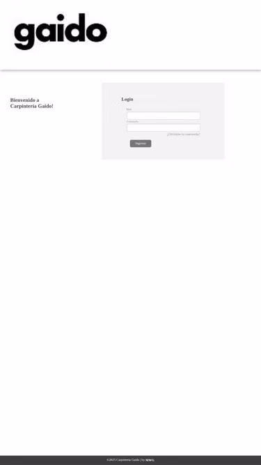 Screenshot of gaido.ar